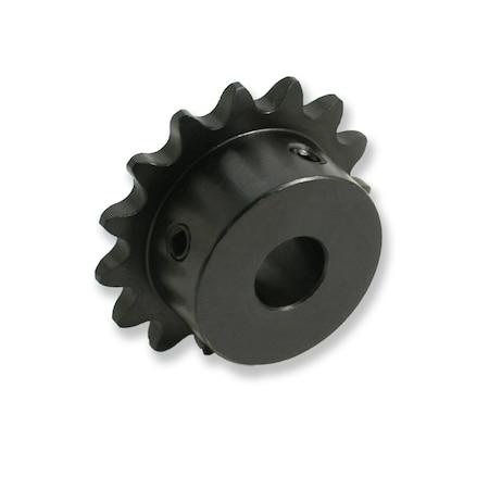 Tritan Roller Chain Sprocket, Finished Bore, 35 Chain Size, 1/2 in Bore Dia., 17 # of Teeth 35BS17H X 1/2